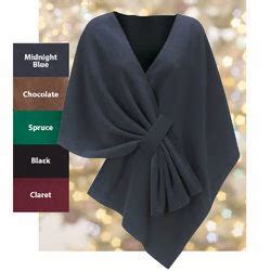 Простая и элегантная накидка на плечи