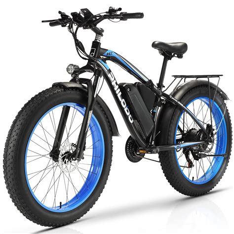 Buy PHILODO Electric Bike for Adults, Tire Ebike 26" Electric Bike ...