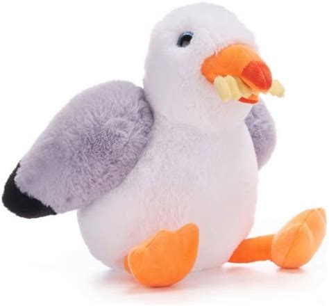 Uktoyworld Steven Seagull 12 Inch Seagull With Chip Soft Plush Toy Bird