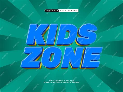 premium vector  poster  kids zone zone zone zone zone