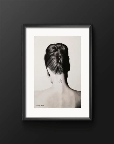 Original Nude Woman Pencil Drawing Naked Woman Back Painting Undressed Woman Drawing Naked Woman