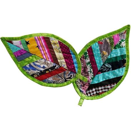 N Anewamishquilt Greneric 4 PCS Leaves Pot Holders For Kitchen Hot Pads