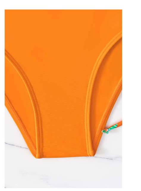 Pieces Bikini Tropical Print Swimsuit Halter Drawstring Side Swimwear Women Bathing Suit