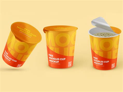 Noodles Cup Mockup Free Psd Template Psd Templates Free