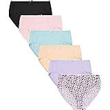 Curve Muse Women S Cotton Bikini Briefs Mid Waist Underwear Panties Pack At Amazon Women