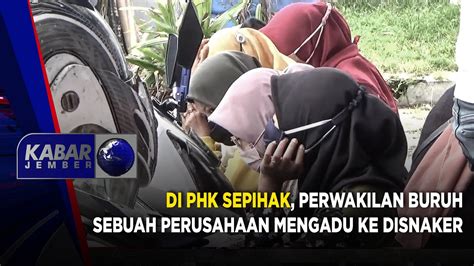 DI PHK SEPIHAK PERWAKILAN BURUH PERUSAHAAN EKSPORTIR MENGADU KE