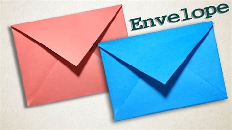 Como Fazer Envelope De Carta MUITO SIMPLES YouTube Diy Envelope