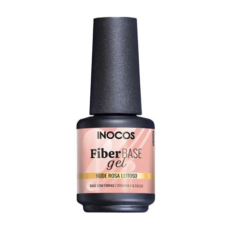 Base Fiber Gel Ml Nude Rosa Leitoso Inocos Sete Cosm Ticos