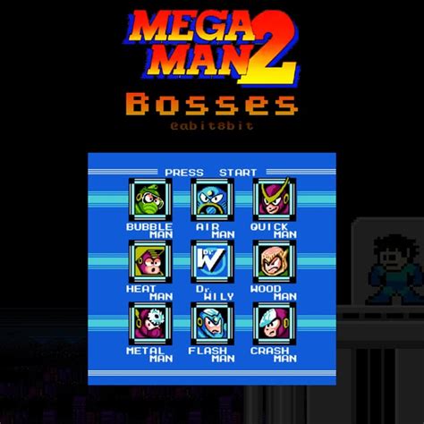 Mega Man 2 Bosses : r/Megaman