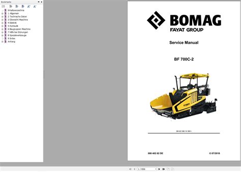 Bomag Machinery Bf C Service Manual De