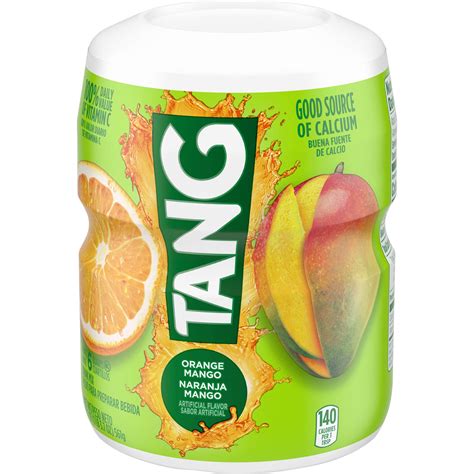 snapklikcom tang orange mango sweetened powdered drink mix  count