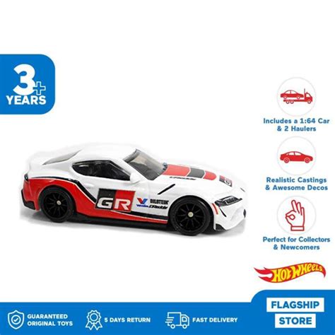 Jual Hot Wheels Team Transport Toyota GR Supra Aero Lift Mainan