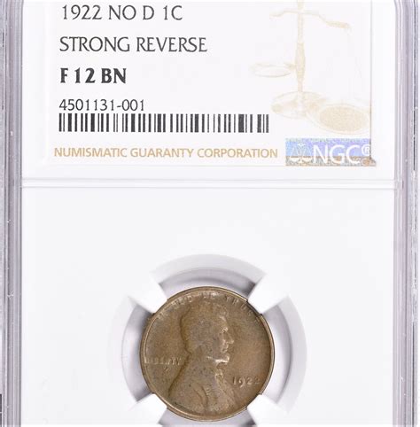 No D C Strong Reverse Lincoln Wheat Cent Ngc F The Penny Lady