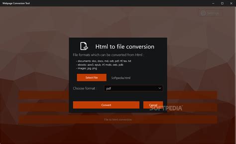 webpage conversion tool  softpedia