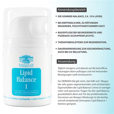 Lipid Balance Pflegeserie - Die richtige Hautpflege für dich – Dermaplan