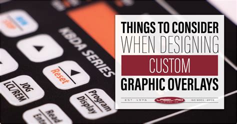 designing custom graphic overlays label aid