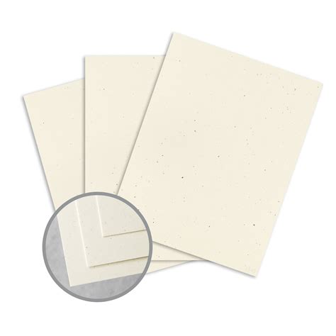 Birch Card Stock 8 12 X 11 In 80 Lb Cover Smooth Fiber 30 Recycled