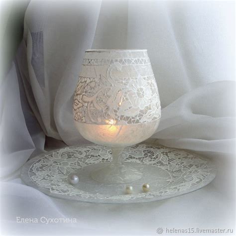 Декоративная посуда Ренессанс Стекло Витражная роспись Вышивка Ришелье ...