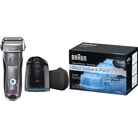 Buy Braun Series 7 7865cc Wet & Dry Electric Shaver for Men with Clean ...