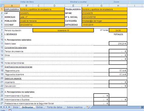 Cómo se calcula la nómina de una empleada de hogar