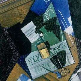 Guitar And Fruit Bowl Painting By Juan Gris Fine Art America