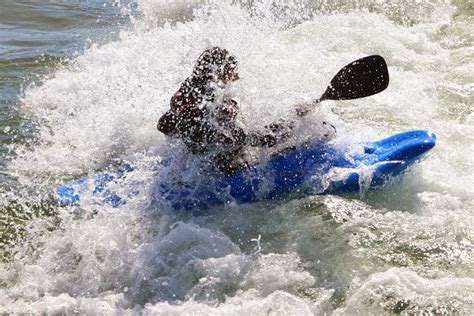 Michigan Exposures: A Kayak in the Waves