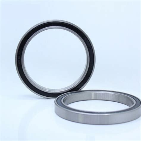 2Pcs 6816-2RS Bearing 80x100x10 mm Thin Section 6816RS Ball Bearings ...