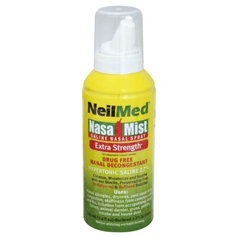 Neilmed Nasamist Extra Strength Saline Spray 42 Oz Ctc Healthcare