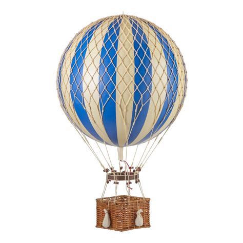 Jules Verne Hot Air Balloon Blue Authentic Models Model Hot Air Balloon The Enid Hutt Gallery