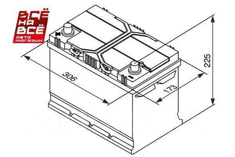 АКБ Bosch S4/12V 95Ah 830A (D306 x d173 x h225) (+ -) Прям Полярн ...