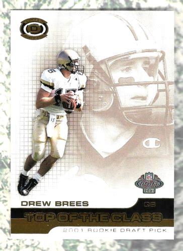 Drew Brees Pacific Dynagon Rookie Rc Purdue Saints Superstar