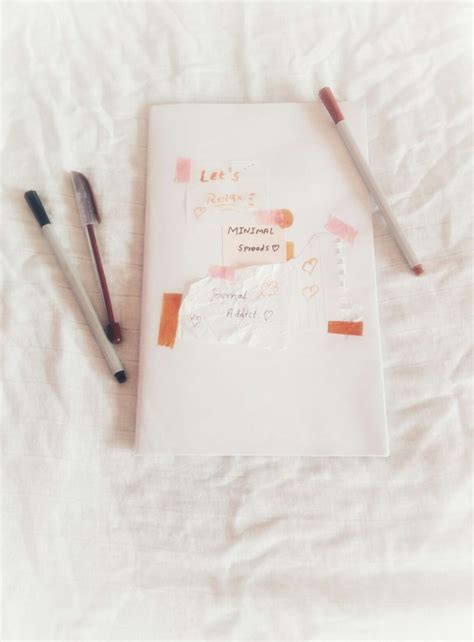 minimal journal cover set