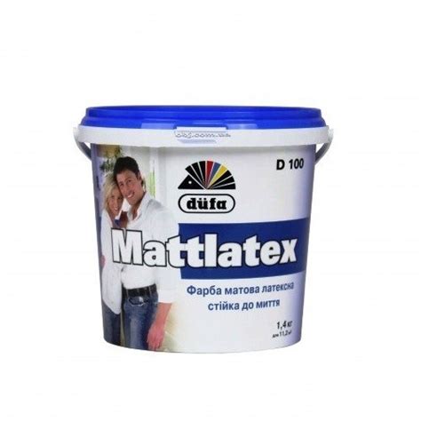 D100 Mattlatex фарба латекс. вологостійка (1,4 КГ) – БудМайстер