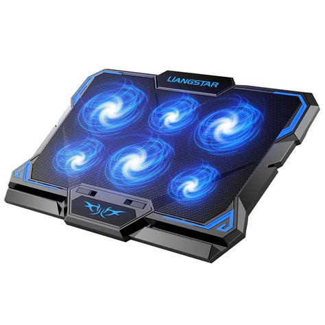 Laptop Cooling Pad Laptop Cooler With 6 Quiet Led Fans | Desertcart Morocco