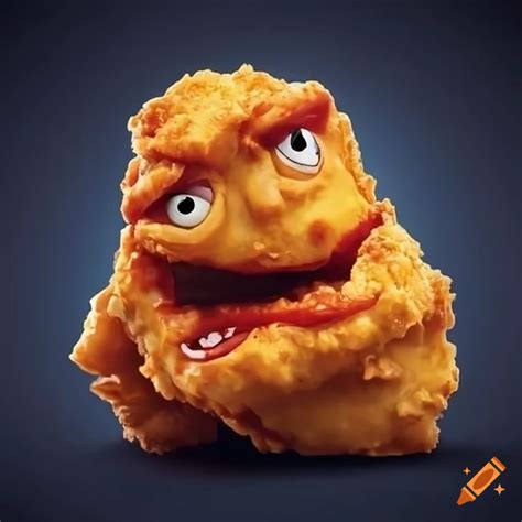 Angry Chicken Nugget On Craiyon