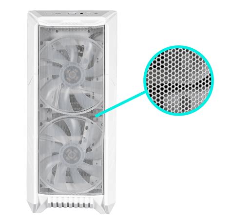 CoolerMaster HAF 500 ARGB Mid Tower PC Case - H500-KGNN-S00