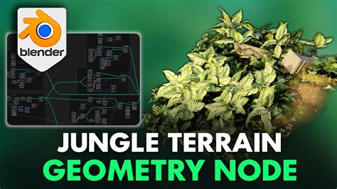 3d Tudor Blender 4 Jungle Terrain Geometry Node