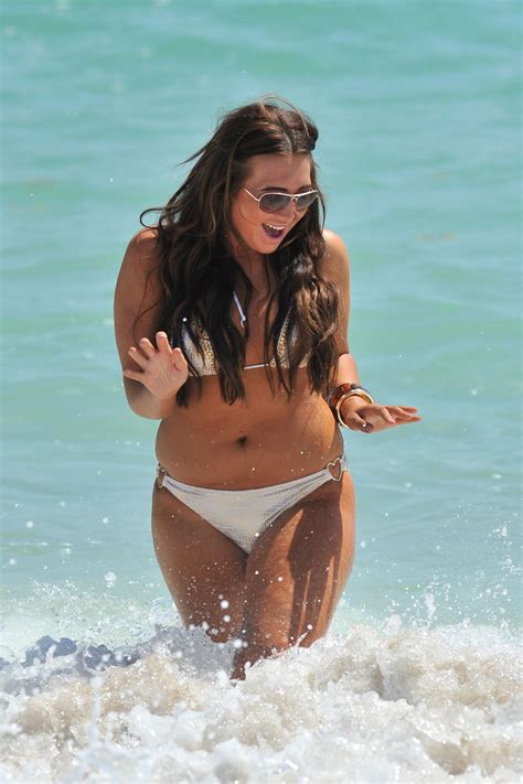 Lauren Goodger In Bikini At A Beach In Miami Hawtcelebs
