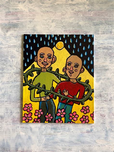 The Lovers LGBTQ Art Print MLM Gay Men Masc For Masc Etsy