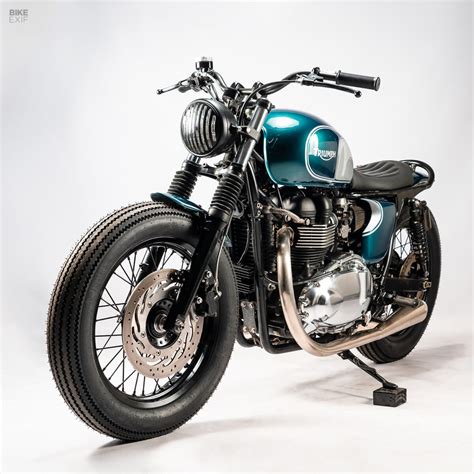 British Chic STG Tracker S Custom Triumph Bonneville T100 Bike EXIF