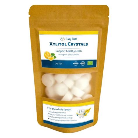 Xylitol Crystals Lemon Easy Teeth BRODERS