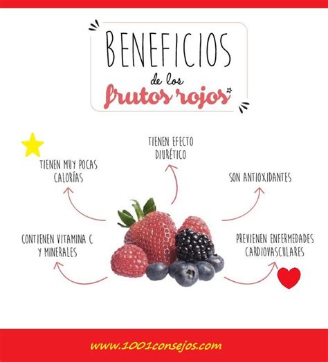 Beneficios De Los Frutos Rojos Frutos Rojos Para La Salud Frutas Y