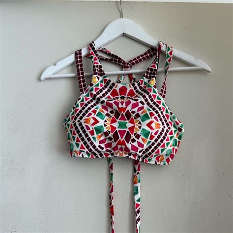 BECCA Swim Becca By Rebecca Virtue High Neck Bikini Top Poshmark