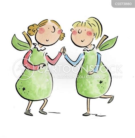 Lesbian Couple Cartoons And Comics Funny Pictures From CartoonStock