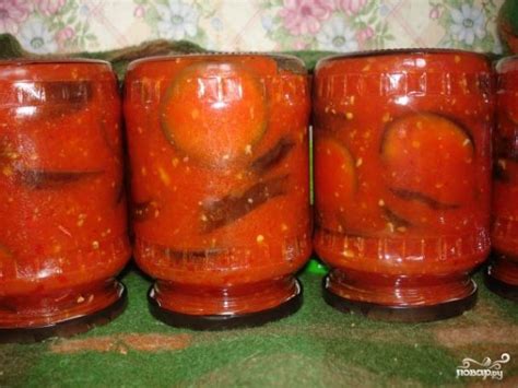 Баклажаны в аджике - пошаговый рецепт с фото на Повар.ру