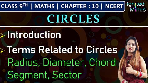 Class 9th Maths Circles Introduction Terms Related To Circles Chapter 10 Ncert Youtube