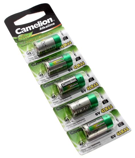 5er Pack Camelion 4LR44 Alkaline Spezial Batterie 6V 150mAh Wie