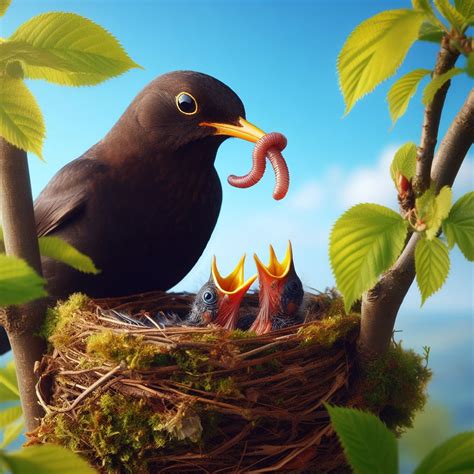 Download Blackbird Bird Plumage Royalty Free Stock Illustration