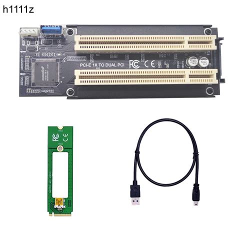 NVME-Mini-PCIE-PCI-Express-X1-to-Dual-PCI-Riser-Card-High-Efficiency ...