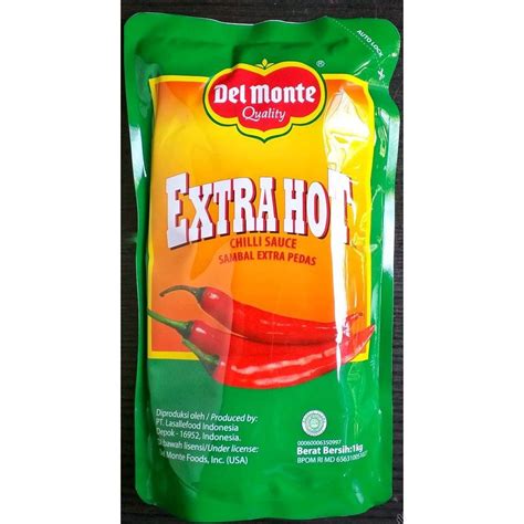Jual DelMonte Saus Sambal Extra Pedas Kg Del Monte Extra Hot Chilli Sauce Kg Shopee Indonesia
